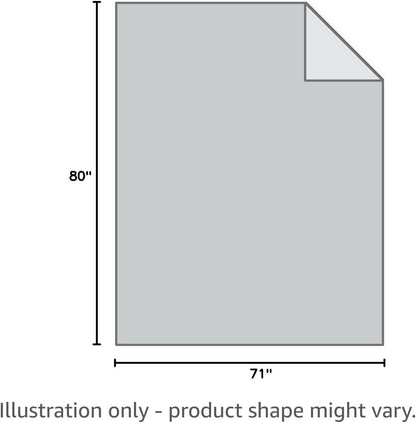 Sherpa Fleece Blanket for Mom Cozy Soft Throw Blanket for Women Men Birthday Gifts Dual Sided Couch Sofa Bed Blanket (Grey, 71''X 80'')