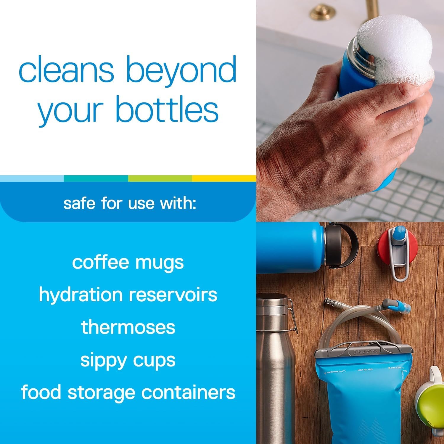Cleaning Tablets 12, 36, 78 Count – Water Bottle Cleaner for Stainless Steel, Tumblers, Thermos | Removes Coffee Tea Stains, Eliminates Odors, Easy and Safe Cleaning